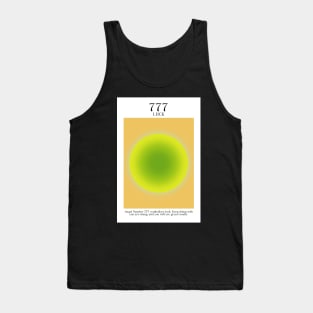 Angel Number 777 Aura Tank Top